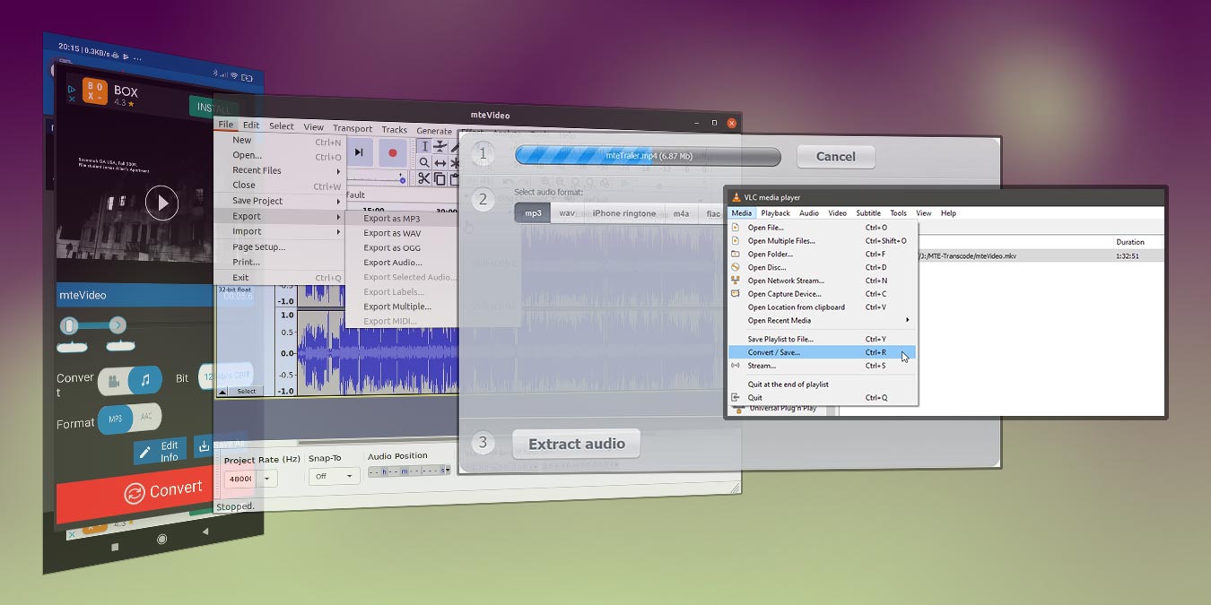 Extract Audio from Any Video File