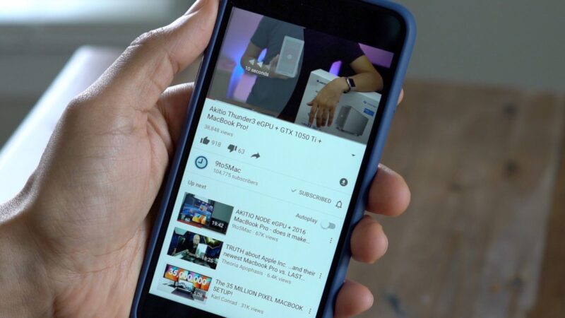 iphone youtube
