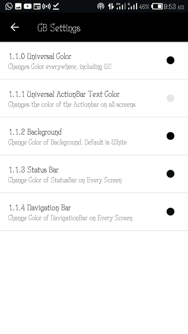 New WhatsApp Plus, GB WhatsApp and OG WhatsApp Colors
