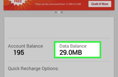 Data Balance on Airtel