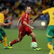 Football Match Between Spain and South Africa